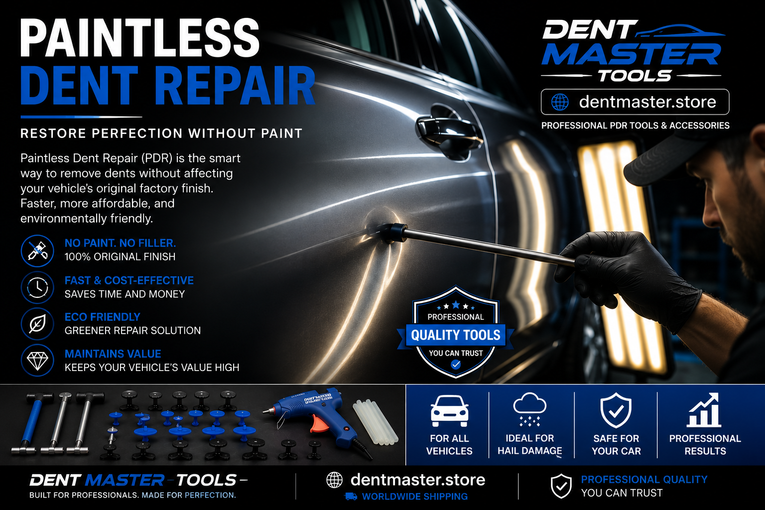 Paintless Dent Repair (PDR): The Smart Way to Remove Dents