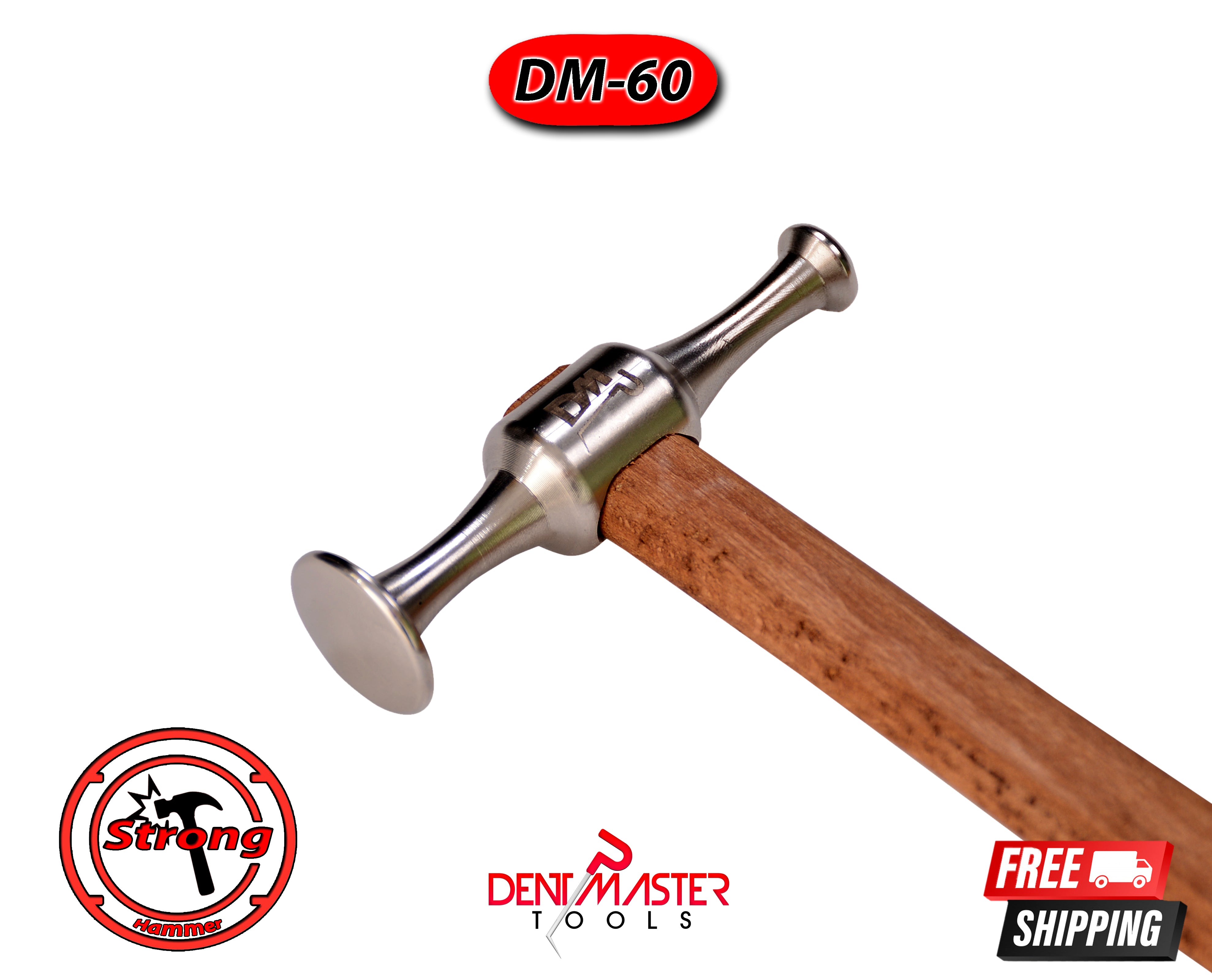 Marteau professionnel PDR en acier inoxydable