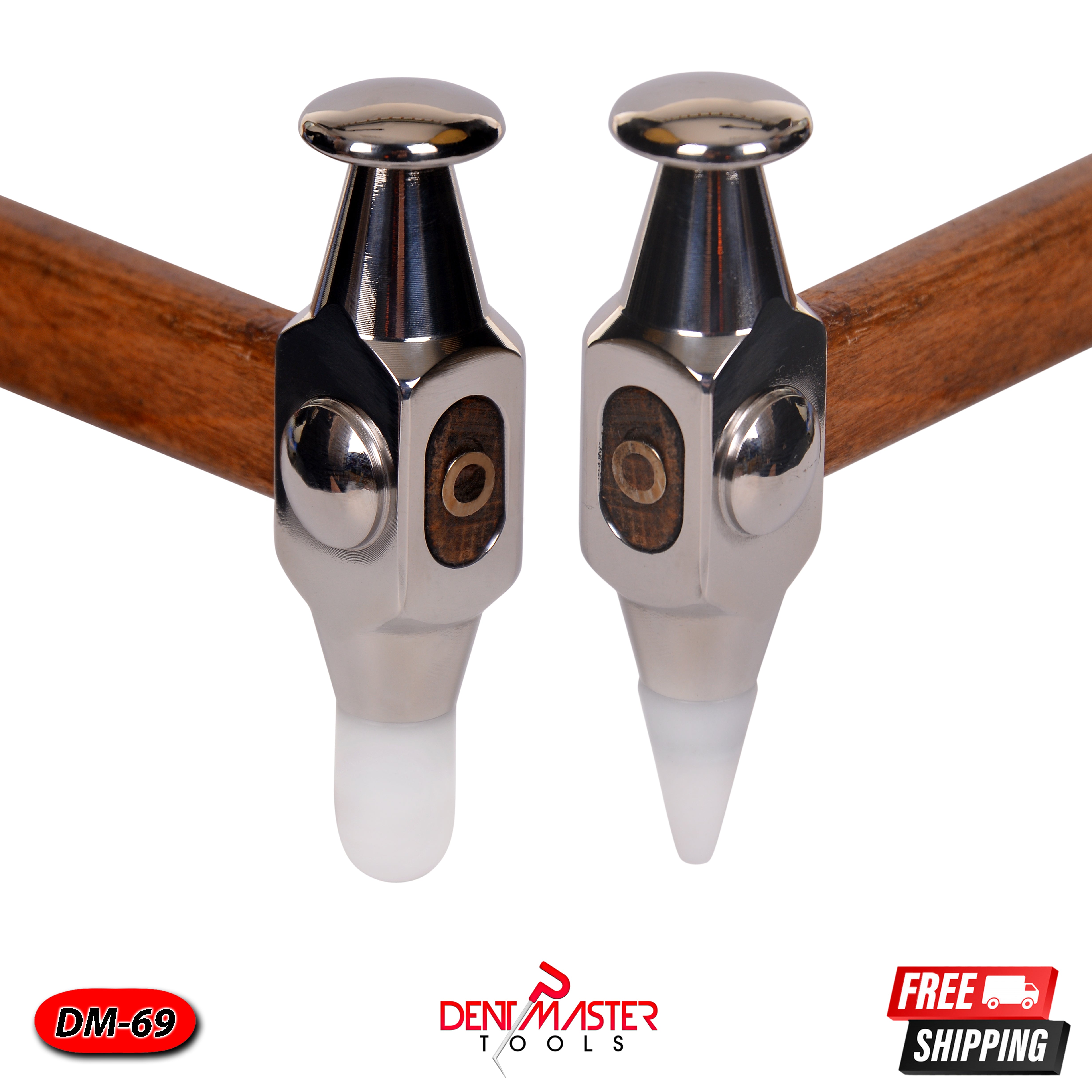 Kit de marteaux de débosselage sans peinture (DSP) professionnel allemand avec 2 pointes