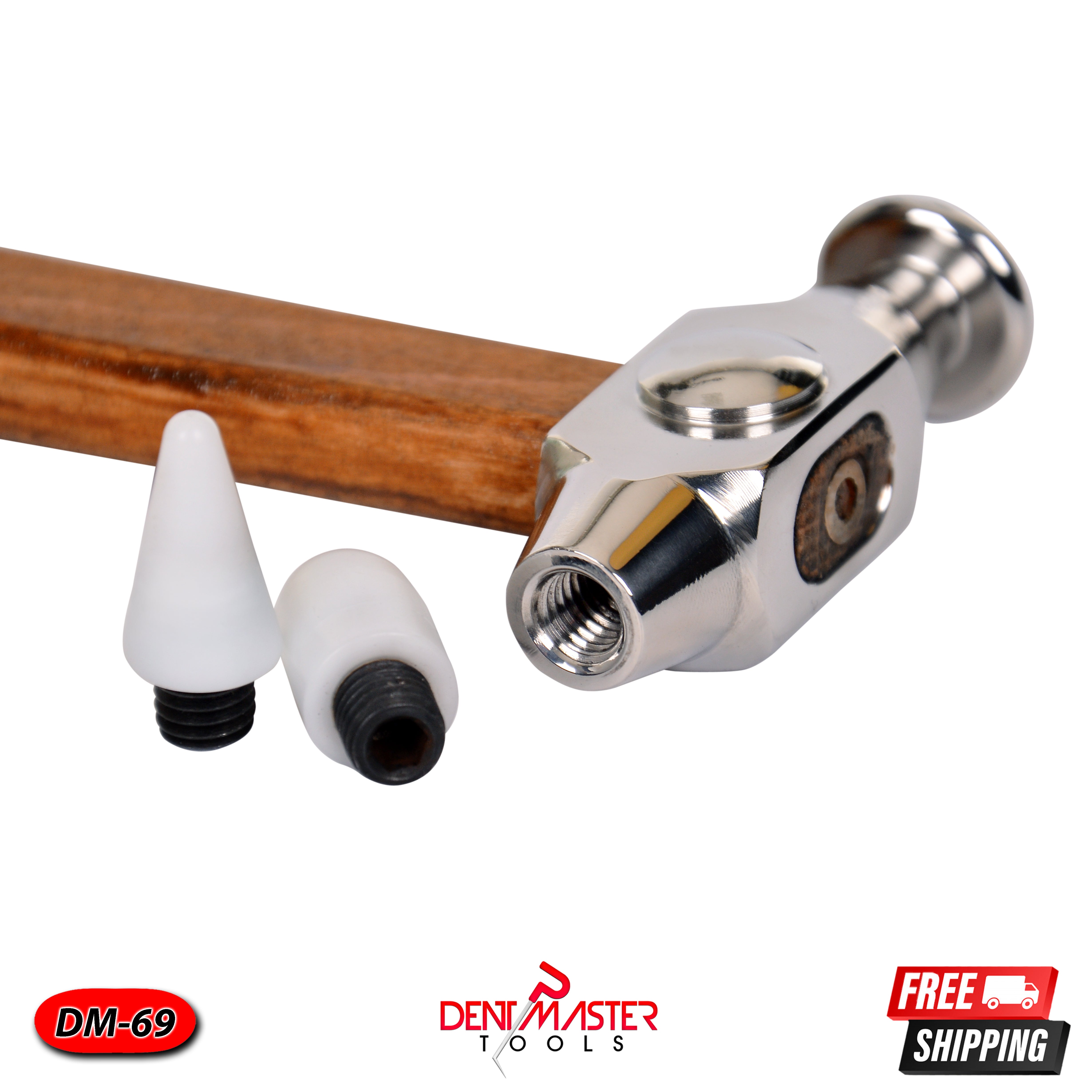 Kit de marteaux de débosselage sans peinture (DSP) professionnel allemand avec 2 pointes