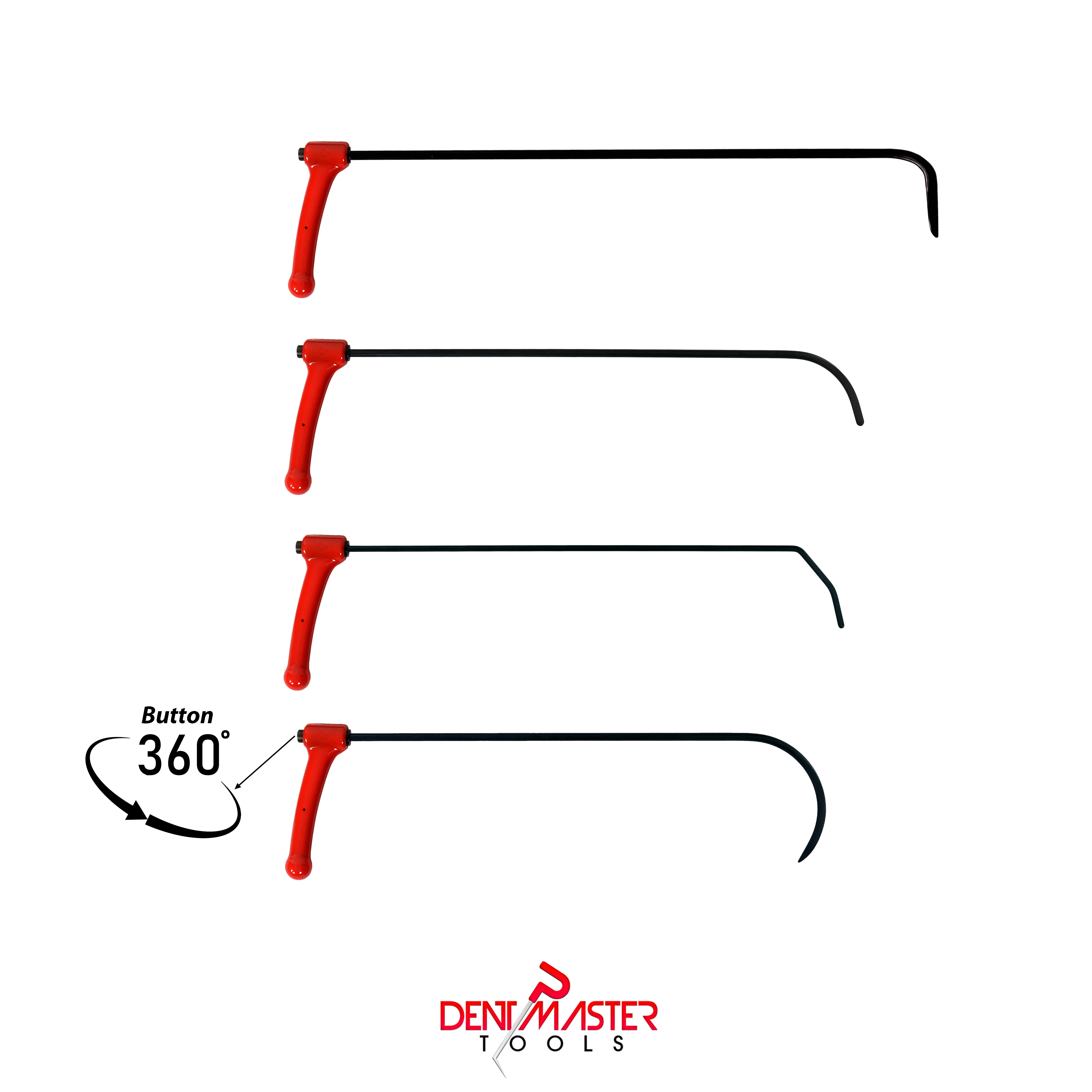Ensemble de 55 outils de débosselage sans peinture (DSP) PDR ultime avec 4 outils de type canif à lame rétractable