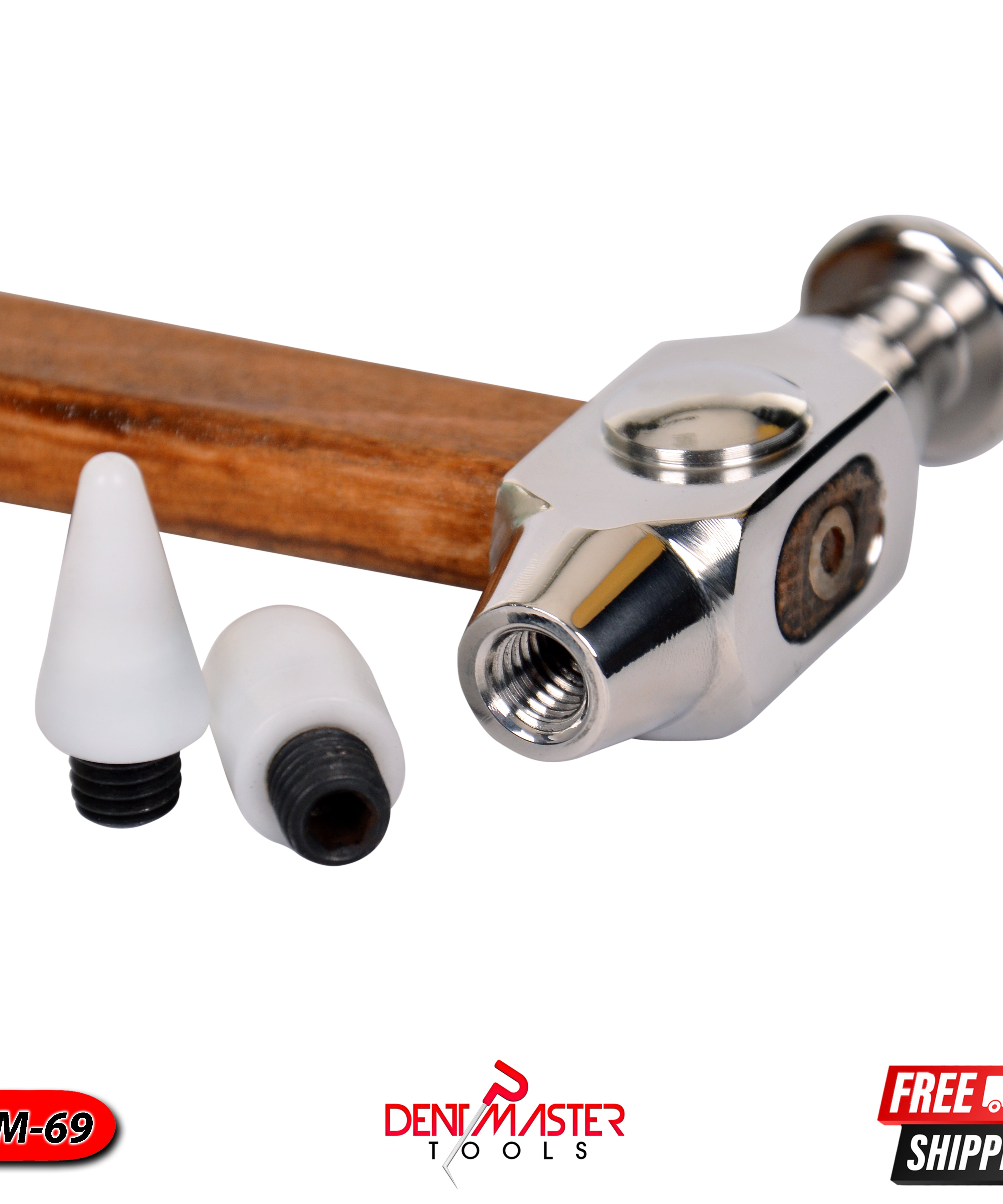 Professional PDR German Hammer Set 2 pcs Tips