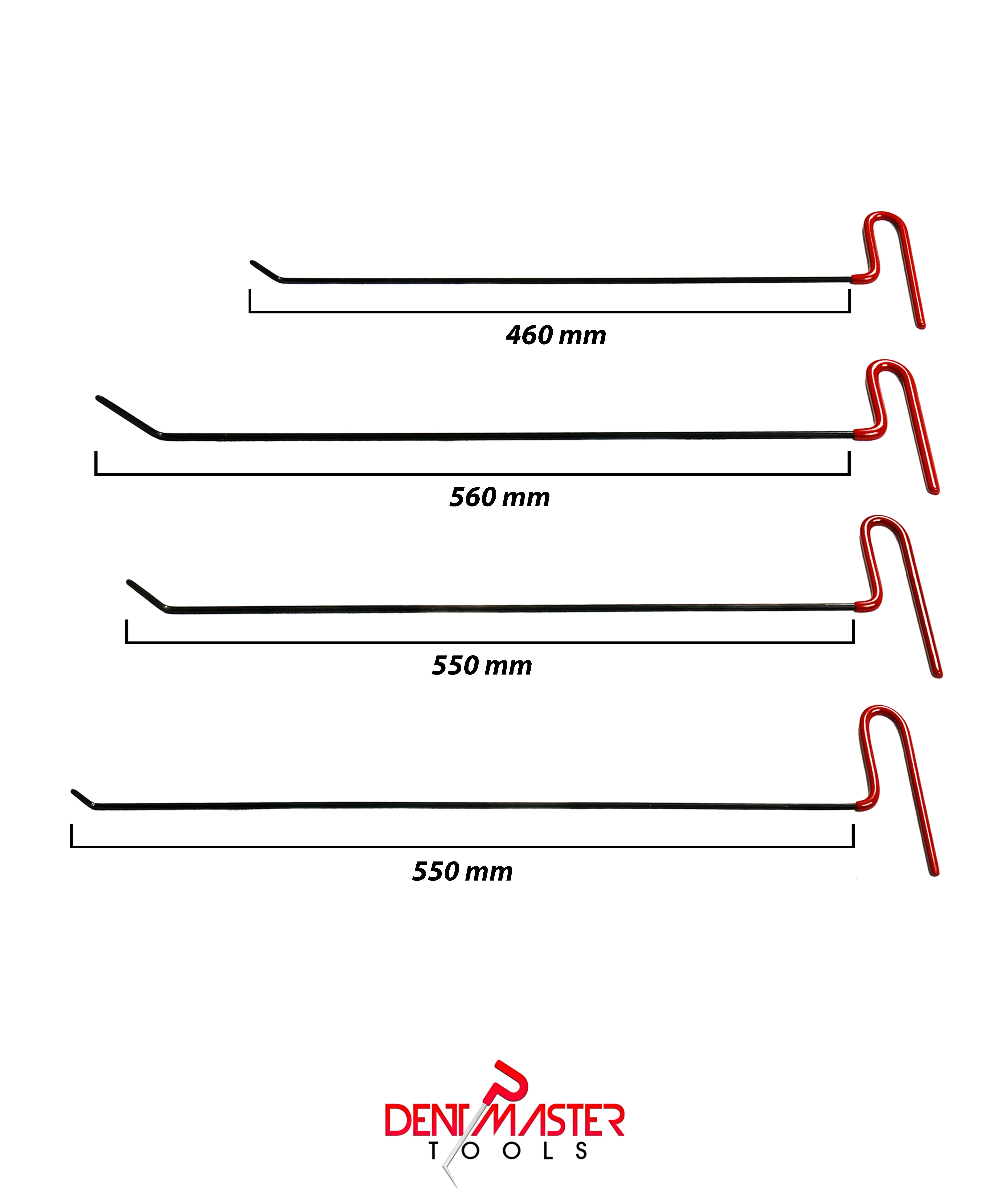 4-Piece Professional Slim Long PDR Rod Set