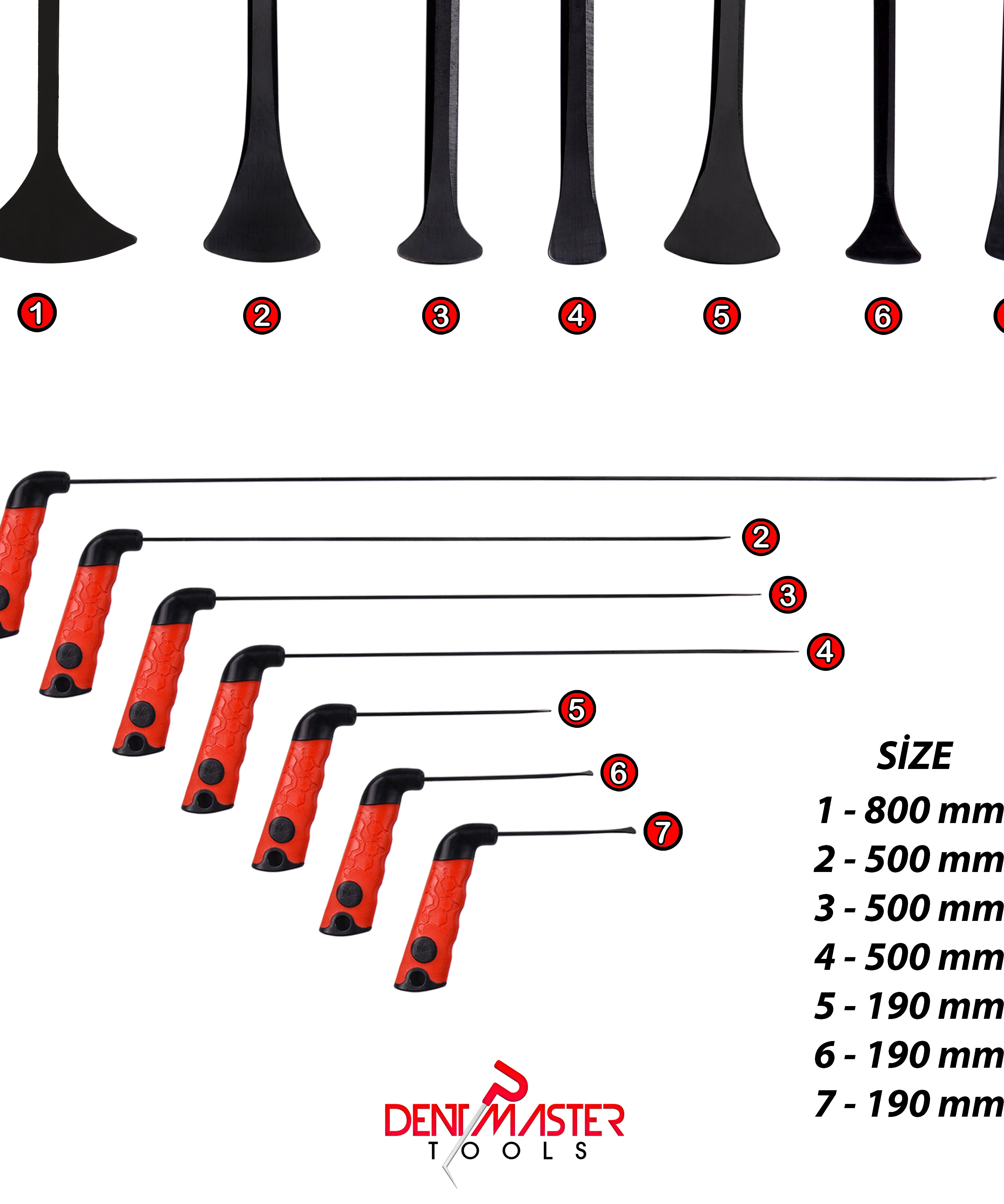 55 PCS Ultimate Master PDR Rod Tool Set