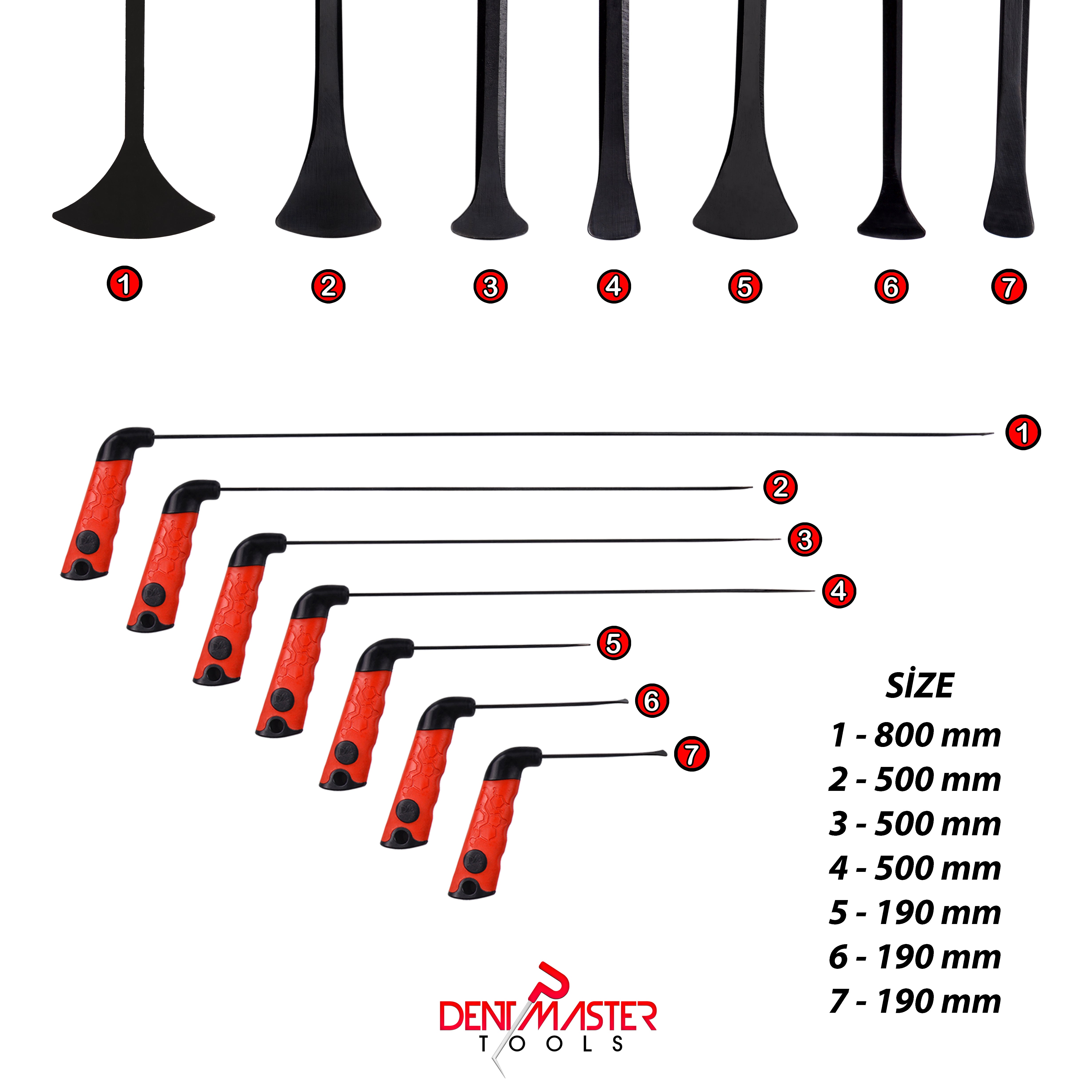 55 PCS Ultimate Master PDR Rod Tool Set