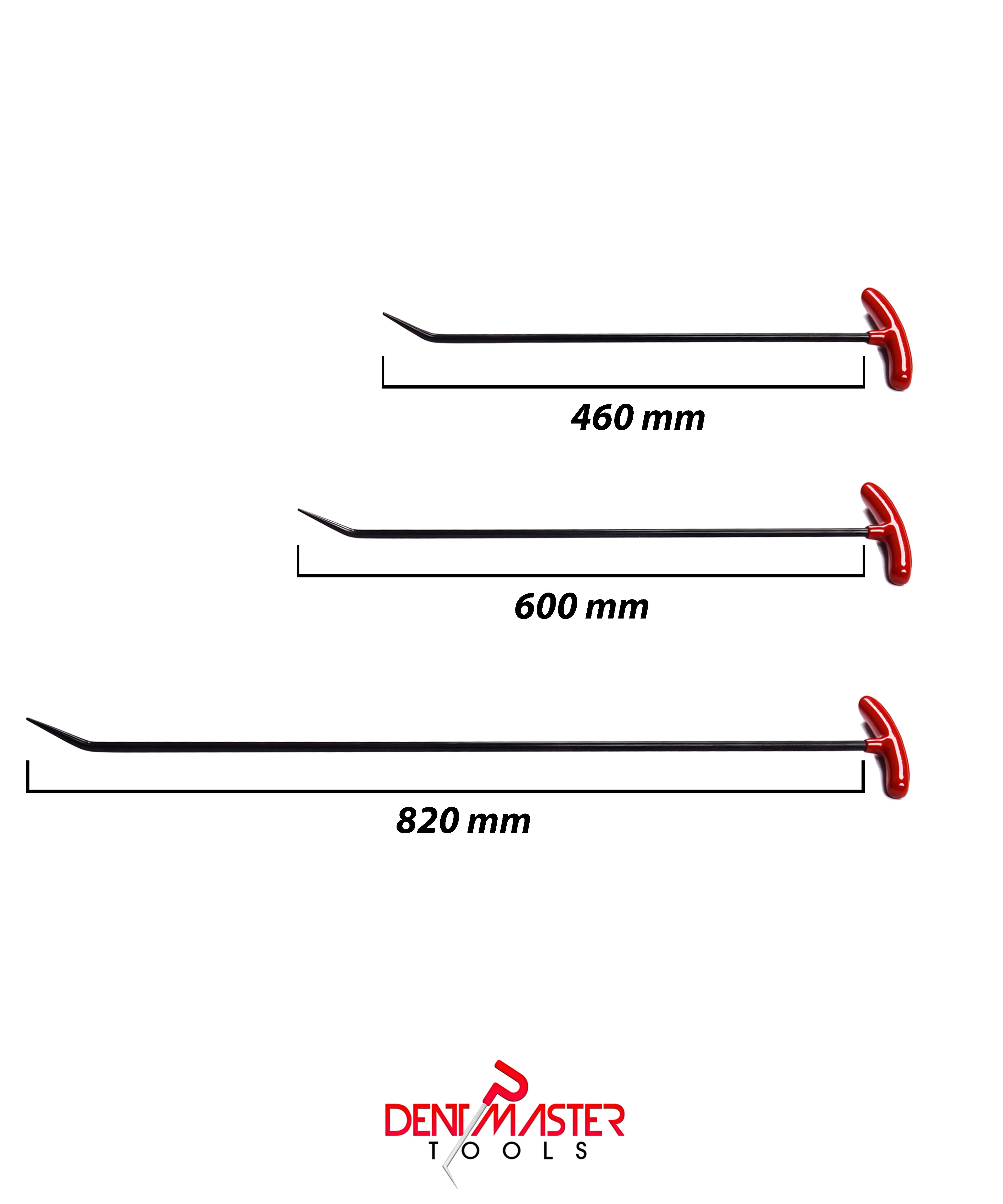3-Piece Heavy-Duty PDR T-Handle Rod Set