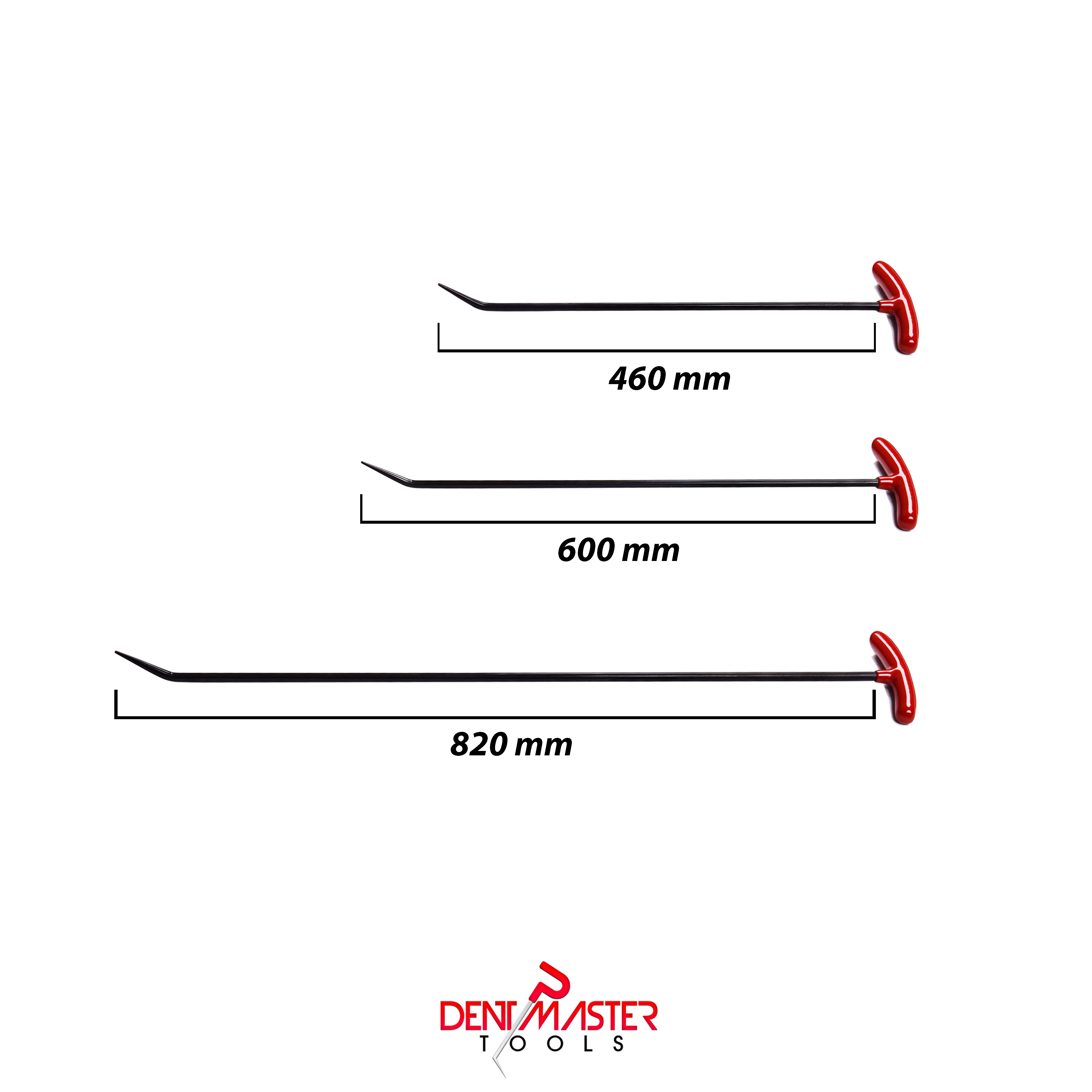 3-Piece Heavy-Duty PDR T-Handle Rod Set